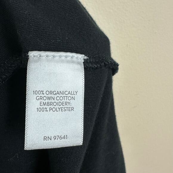 Pure Jill Boho Tunic Top Womens 2X Black Embroidered Whimsigoth Organic Artisan - Picture 8 of 9